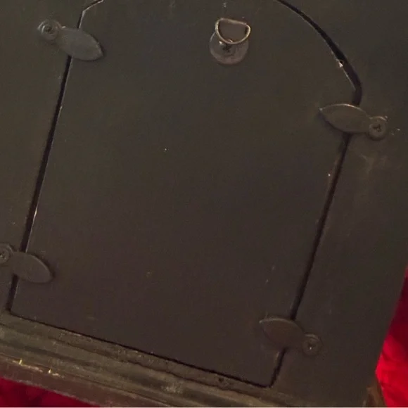 Mantel Clock - Inspired Vintage BrownBlack Finish With Green Patina - Picture 11 of 12